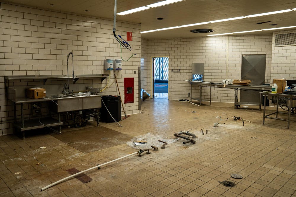 Wilson Hall is pictured on Wednesday, Feb. 18, 2026, ahead of its proposed renovations on the campus of Michigan State University in East Lansing, Mich.