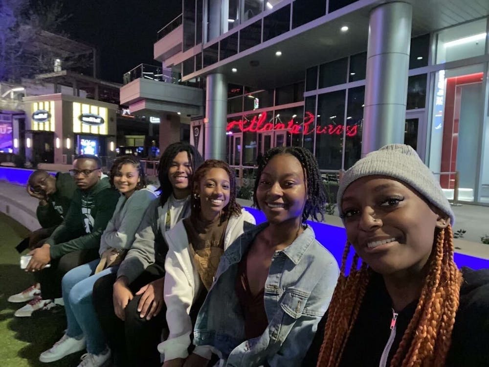 <p>Haley Claxton on spring break with friends during MSU's 2023 spring break. Photo courtesy of Haley Claxton.</p>