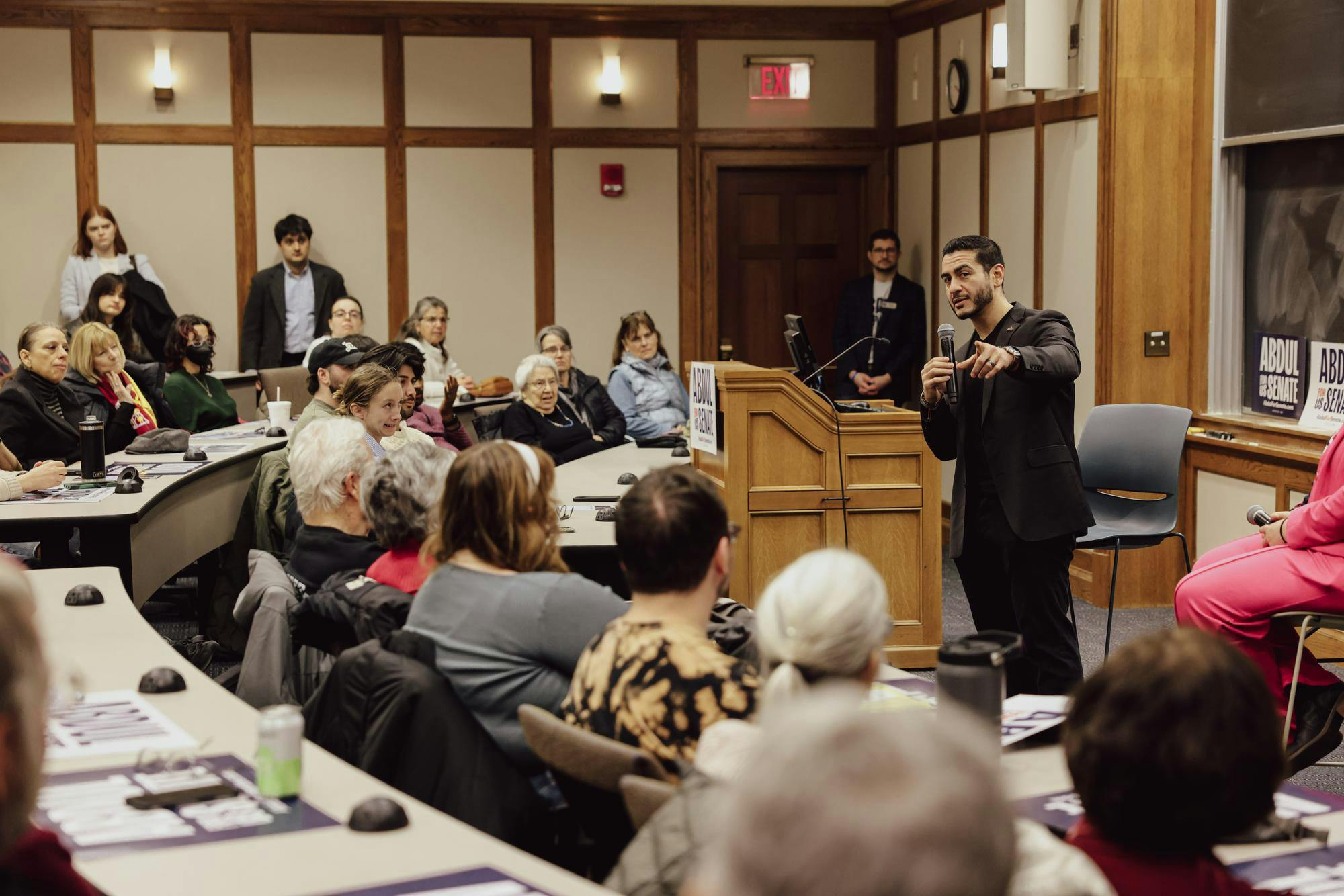 <p>U.S. Senate candidate Abdul El-Sayed will hold a rally at Michigan State University in early April amid a contested Democratic primary. Photo courtesy Abdul for U.S. Senate.</p>