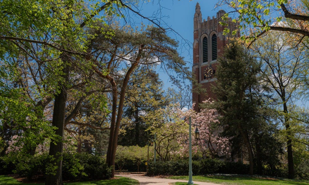 <p>Beaumont Tower photographed on May 15, 2019.</p>