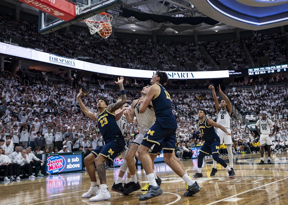 <p>MSU freshman forward Jordan Scott (6) makes a basket at the Breslin Student Events Center on Jan. 30, 2026. </p>