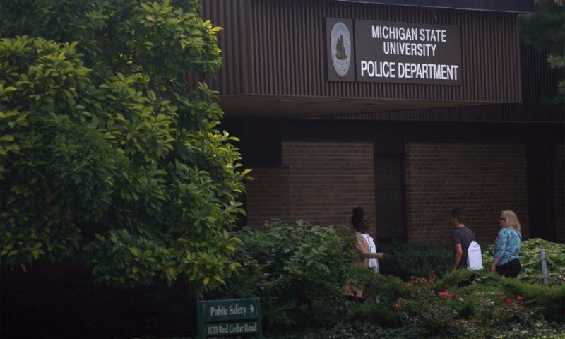 <p>The MSU police building.</p>