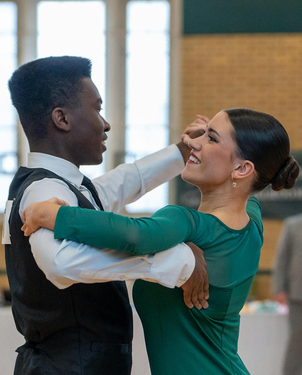 Ballroom dancers compete during the Green and White Gala at IM Circle on Jan. 31, 2026.