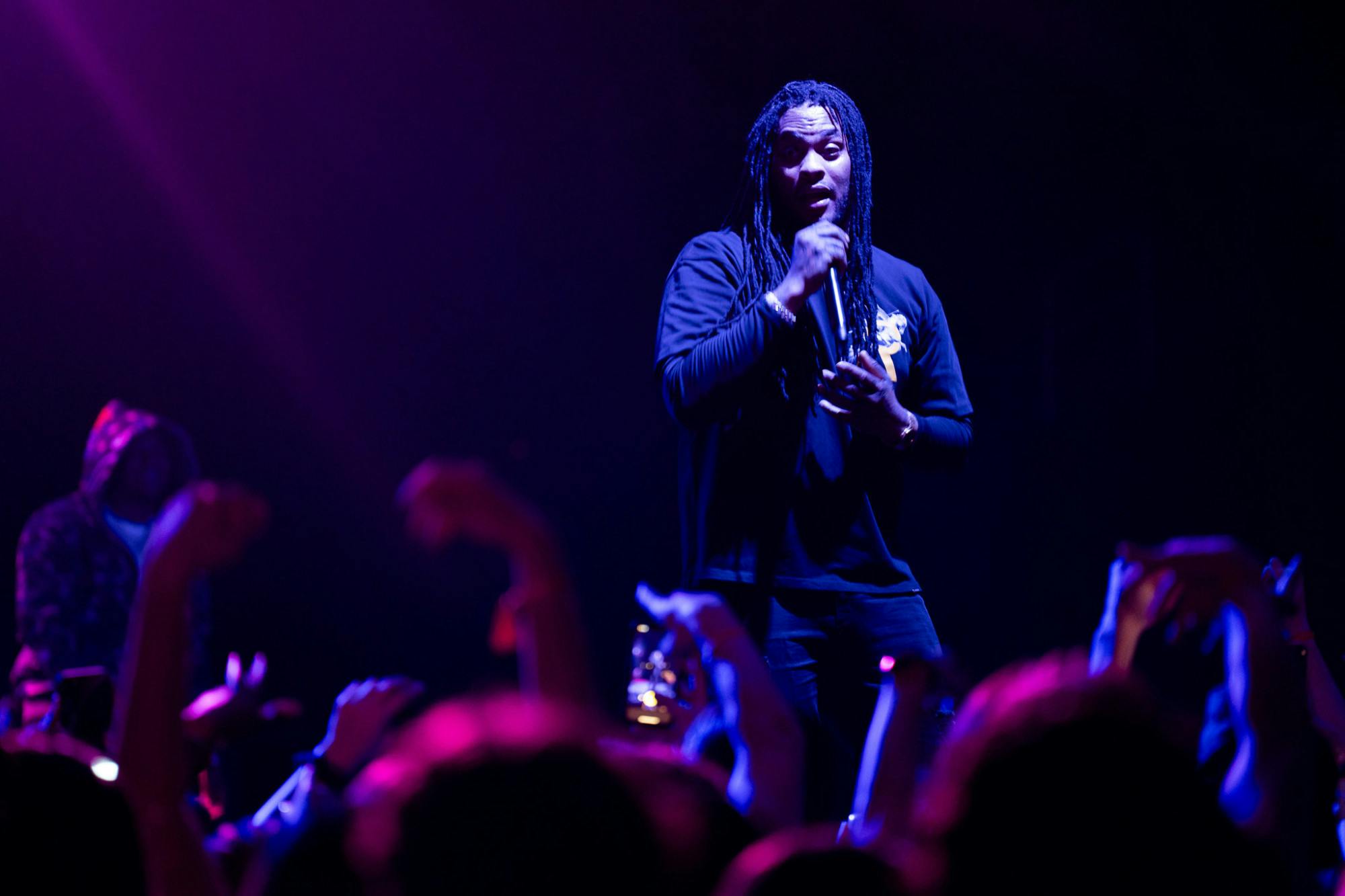 Waka Flocka Flame performs during the 2024 Spring Concert hosted by Impact 89FM at the Breslin Center on March 28, 2024. 