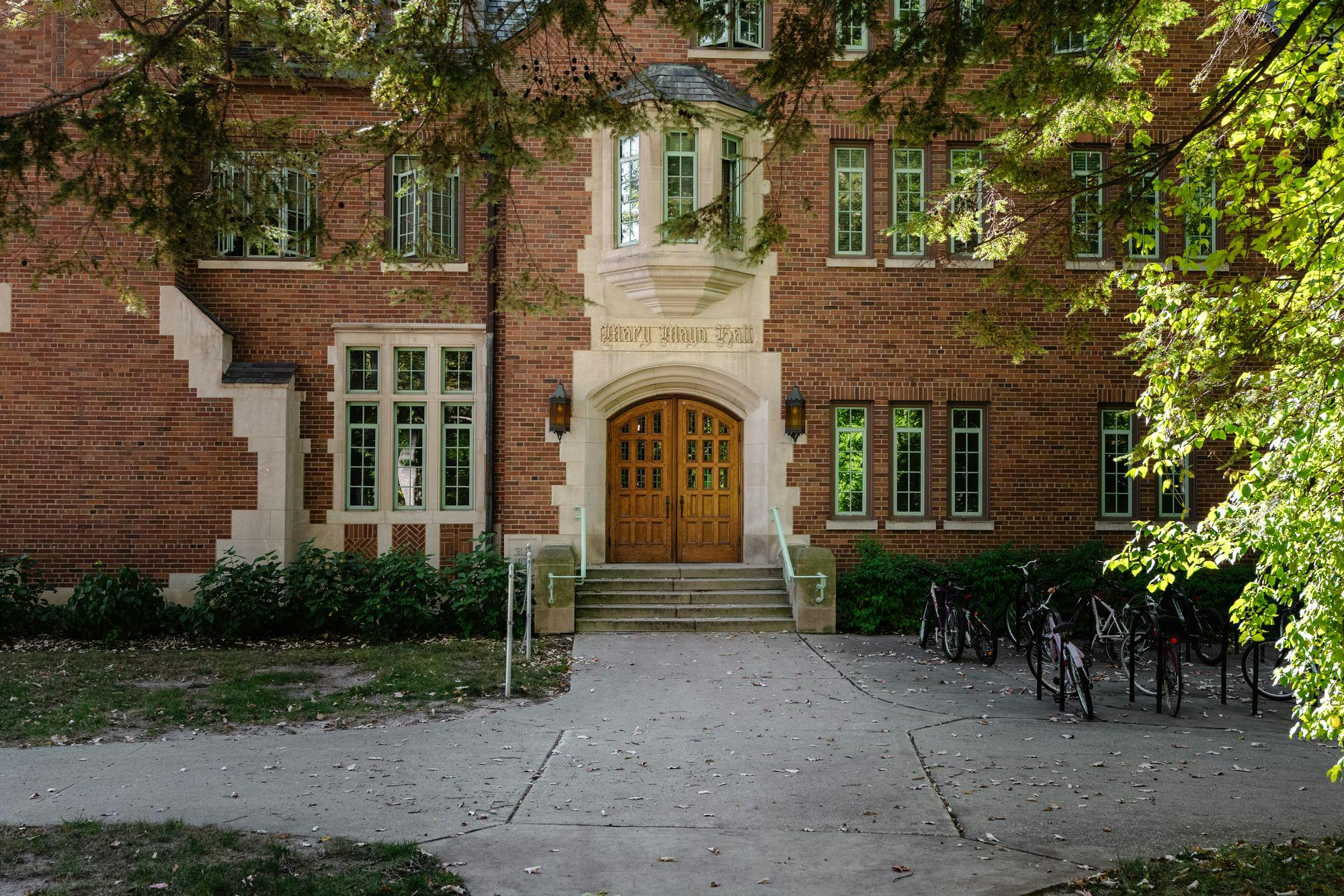 <p>Michigan State University's Mayo Hall in East Lansing, Mich., on Tuesday, Sept. 30, 2025.</p>