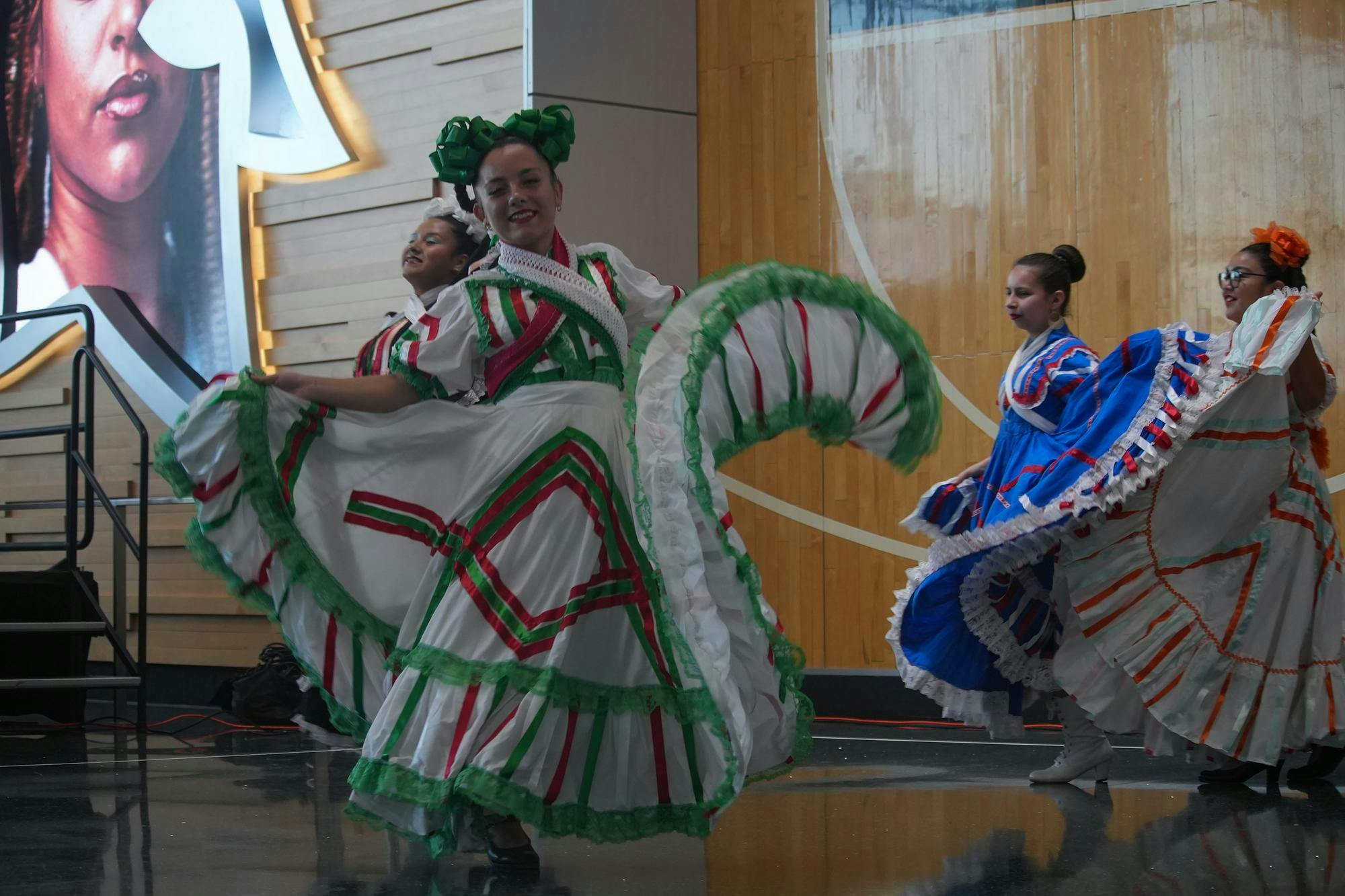 <p>A group of students from the Fantasia Ballet Folklorico of Lansing perform at Spartan Remix on Sept. 5th, 2024. Spartan Remix is a student event for multicultural student organizations that helps get their name out to new and prospective students.</p>