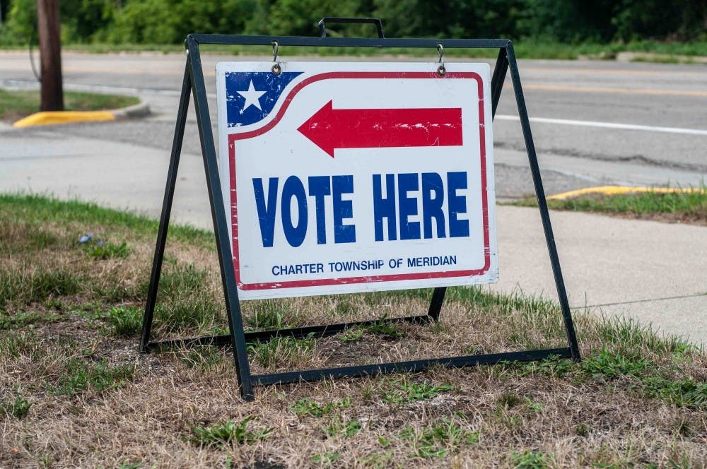 The Primary Election voting location for precinct 4 at Murphy Elementary School on August 7, 2018.