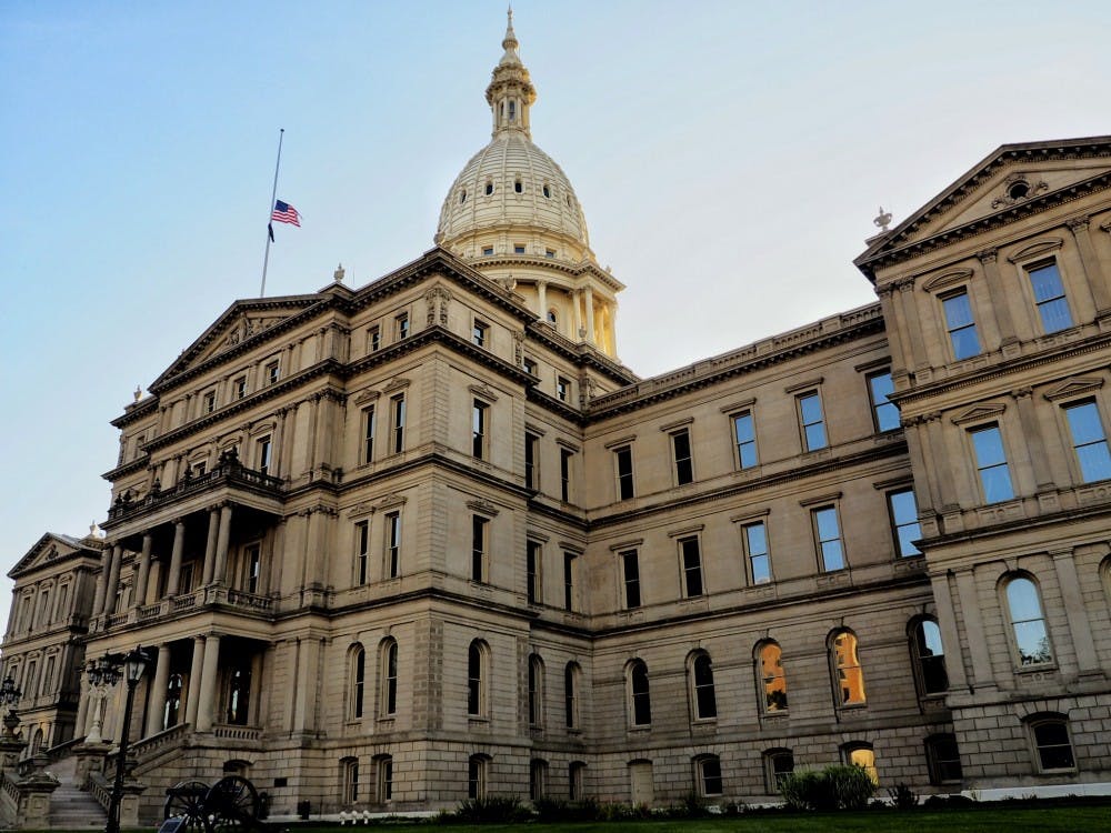<p>The Lansing Capitol building on Sept. 19, 2019. </p>
