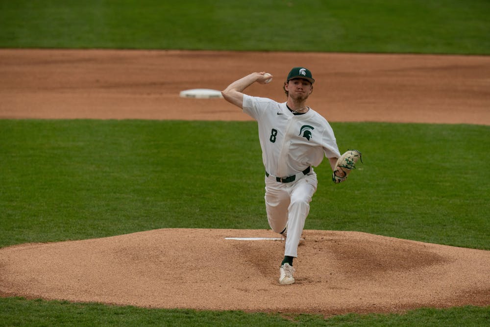 <p>Even with some amazing pitches from sophomore Harrison Cook, MSU wasn&#x27;t able to strike out all of Western&#x27;s batters easily. MSU lost 18-7. on April 13, 2022</p>