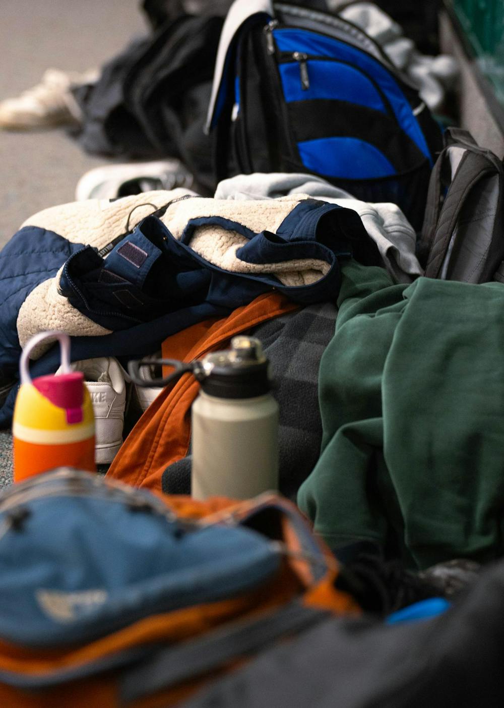 <p>Student baggage at IM EAST in East Lansing, on Jan. 30th 2026</p>
