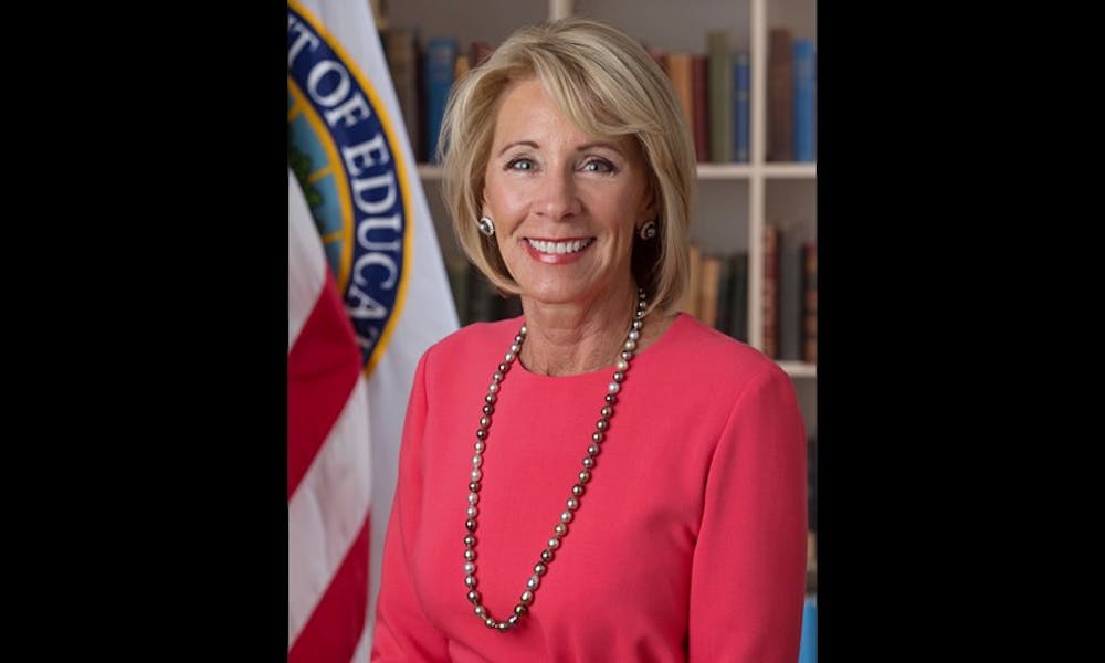 Betsy DeVos. Photo courtesy of the U.S. Department of Education.