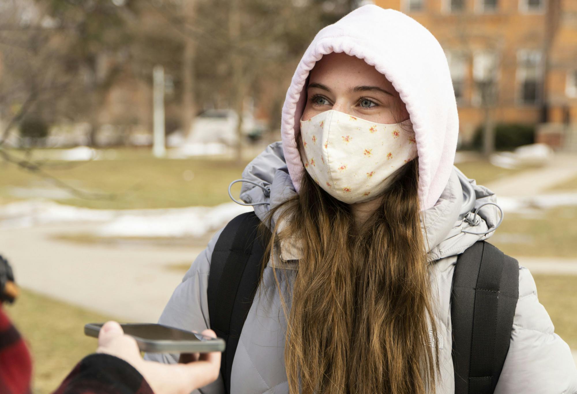 <p>Michigan State students react to the Russian invasion of Ukraine. - Feb. 24, 2022.</p>