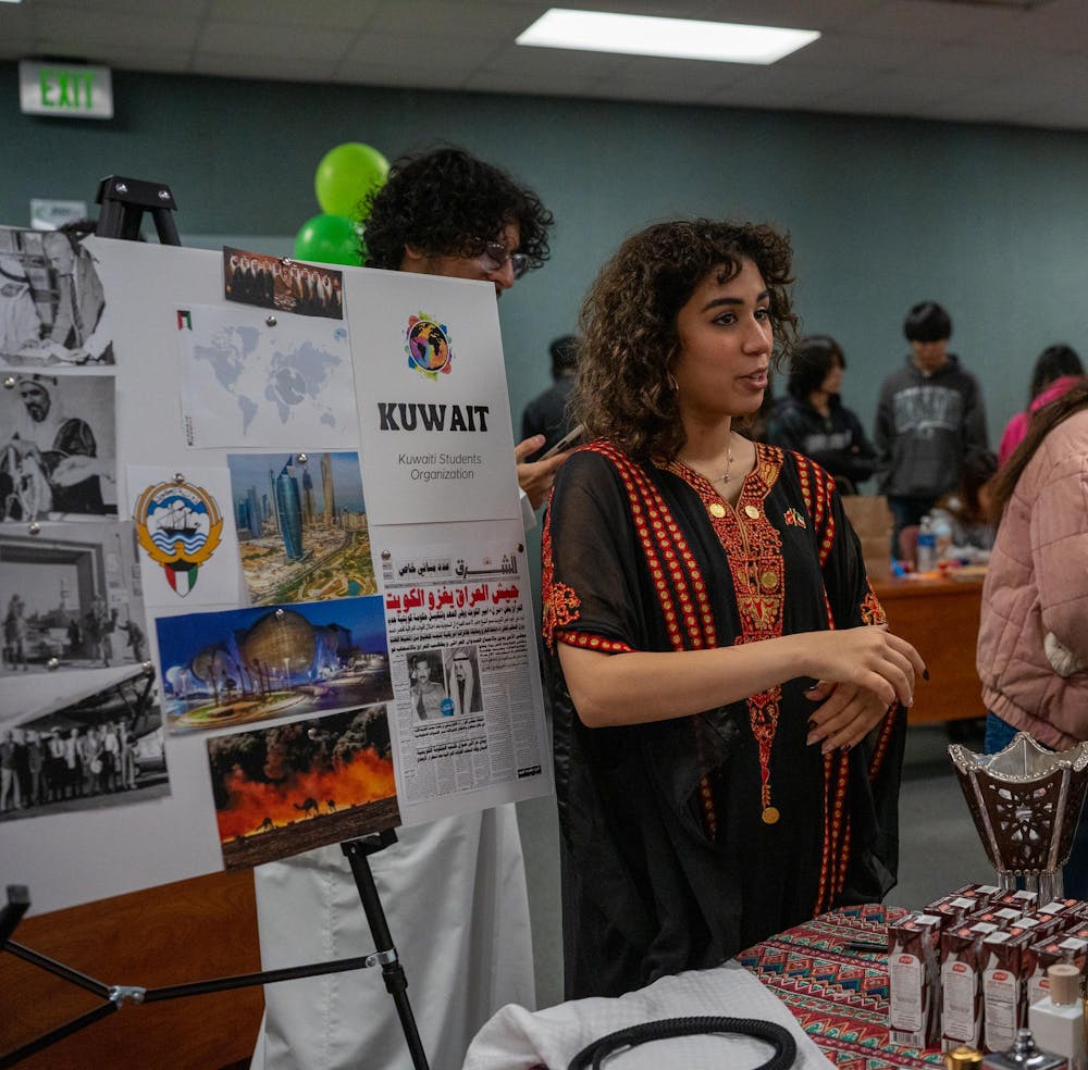 The Kuwaiti Student Organization hosted a table at the Global Festival in the International Center on Nov. 16, 2024.