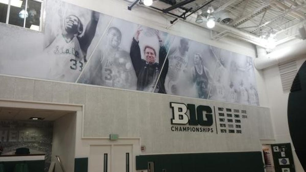 <p>A view inside the renovated practice basketball facility within Breslin Center. Omari Sankofa/The State News</p>