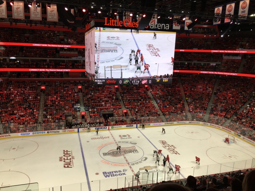 An inside look at the new Little Caesars Arena in Detroit.