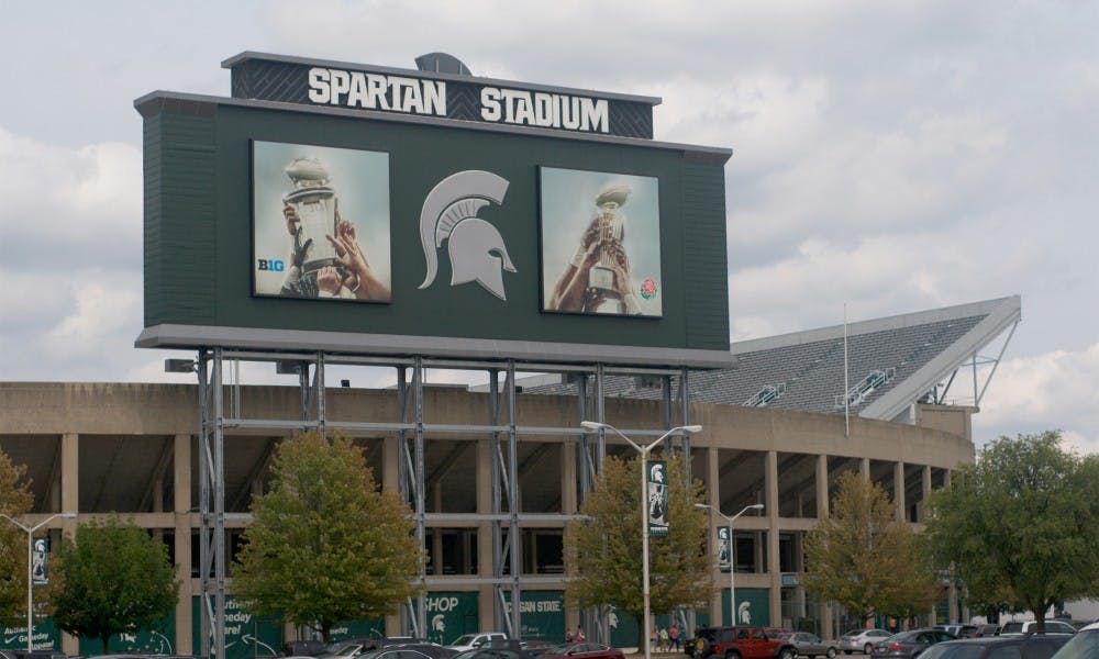 <p>Spartan Stadium on Aug. 29, 2015. Courtney Kendler/The State News</p>