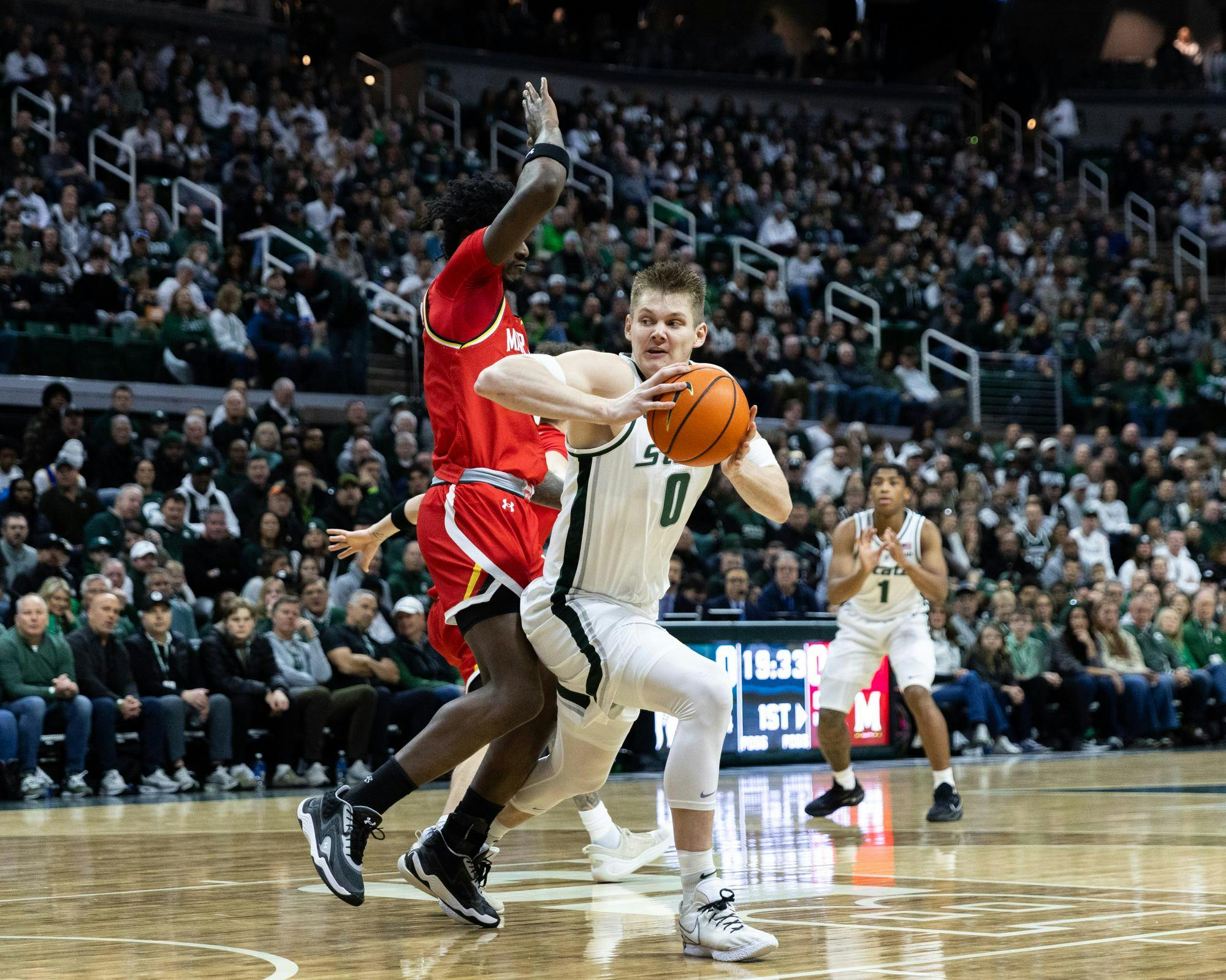 MSU basketball dominates Maryland, 91-48, at the Breslin