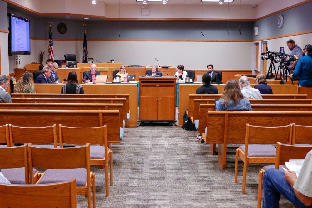 <p>East Lansing City Council meets on Sept. 17, 2019 at the 54B District Court.</p>