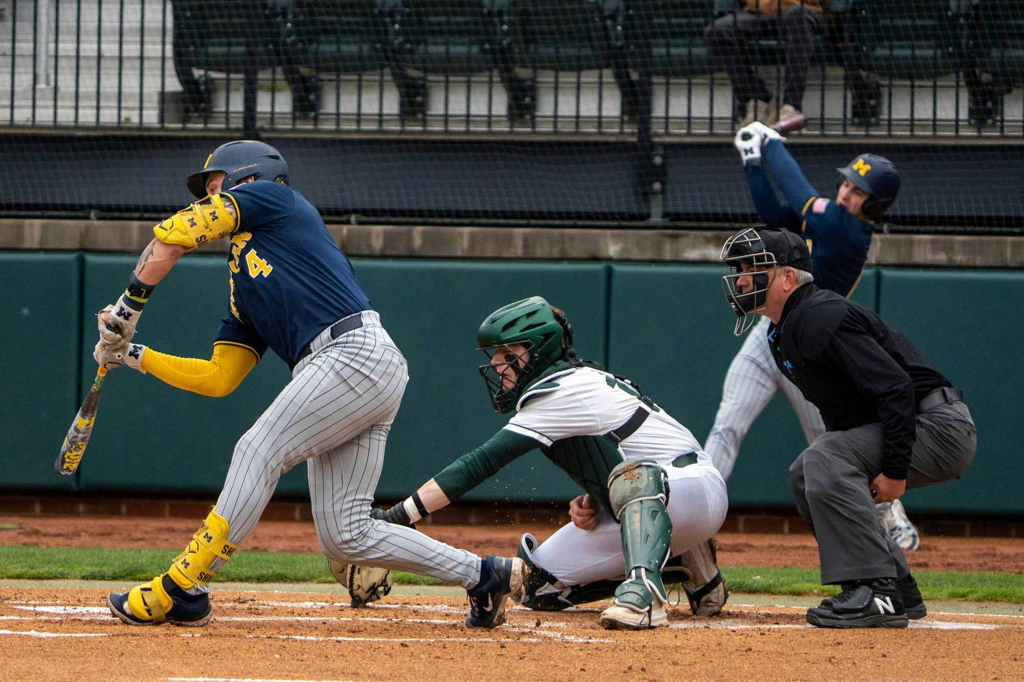 MSU baseball avoids series sweep, snaps losing streak to rival Michigan