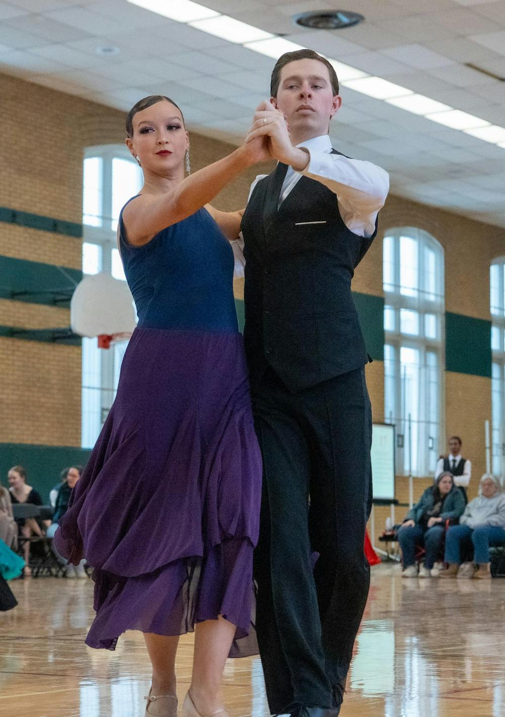 Ballroom dancers compete in the 11th annual Green and White Gala at IM Circle on Jan. 31, 2026.