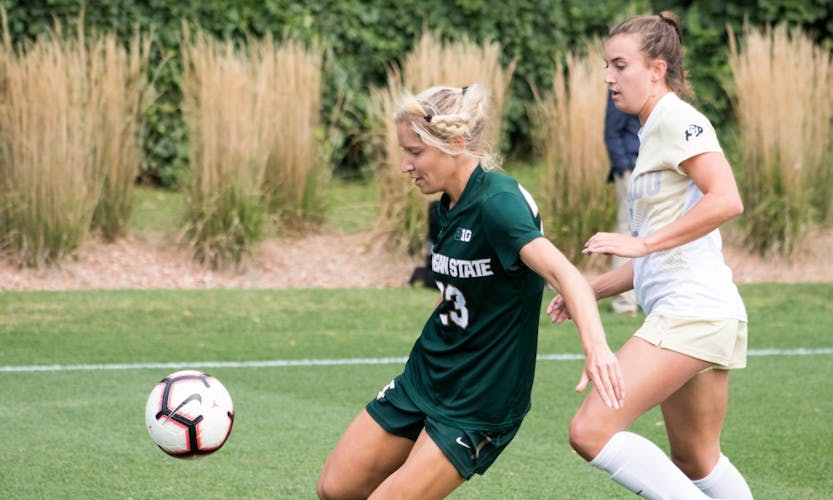 Women's Soccer vs. Colorado University Sept. 9, 2018 The State News