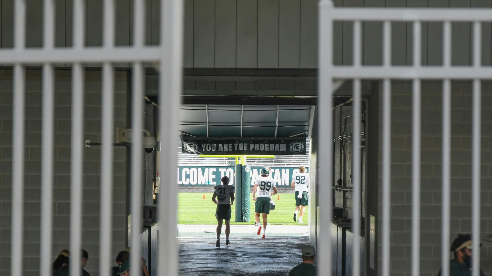 <p>The Michigan State football team invited fans to Spartan Stadium on Monday, August 24, for their annual &quot;Meet the Spartans&quot; event. <br/></p>