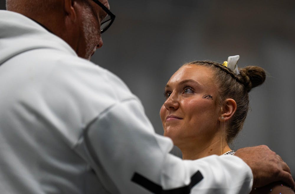 WMU gymnast during the MSU v WMU v UMD at Jenison Field House in East Lansing, on Feb. 15th, 2026.