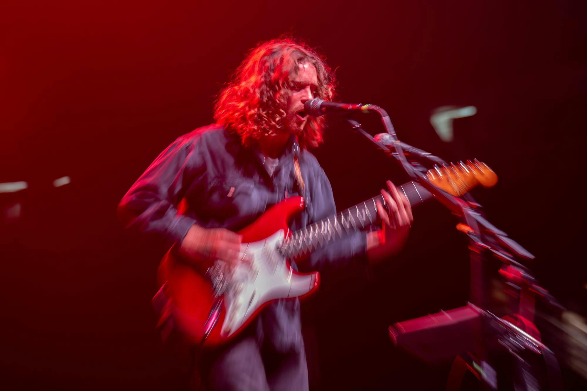 Briston Maroney sings and plays guitar during his set at Breslin Student Events Center in East Lansing, Mich., on Thursday, April 2, 2026.