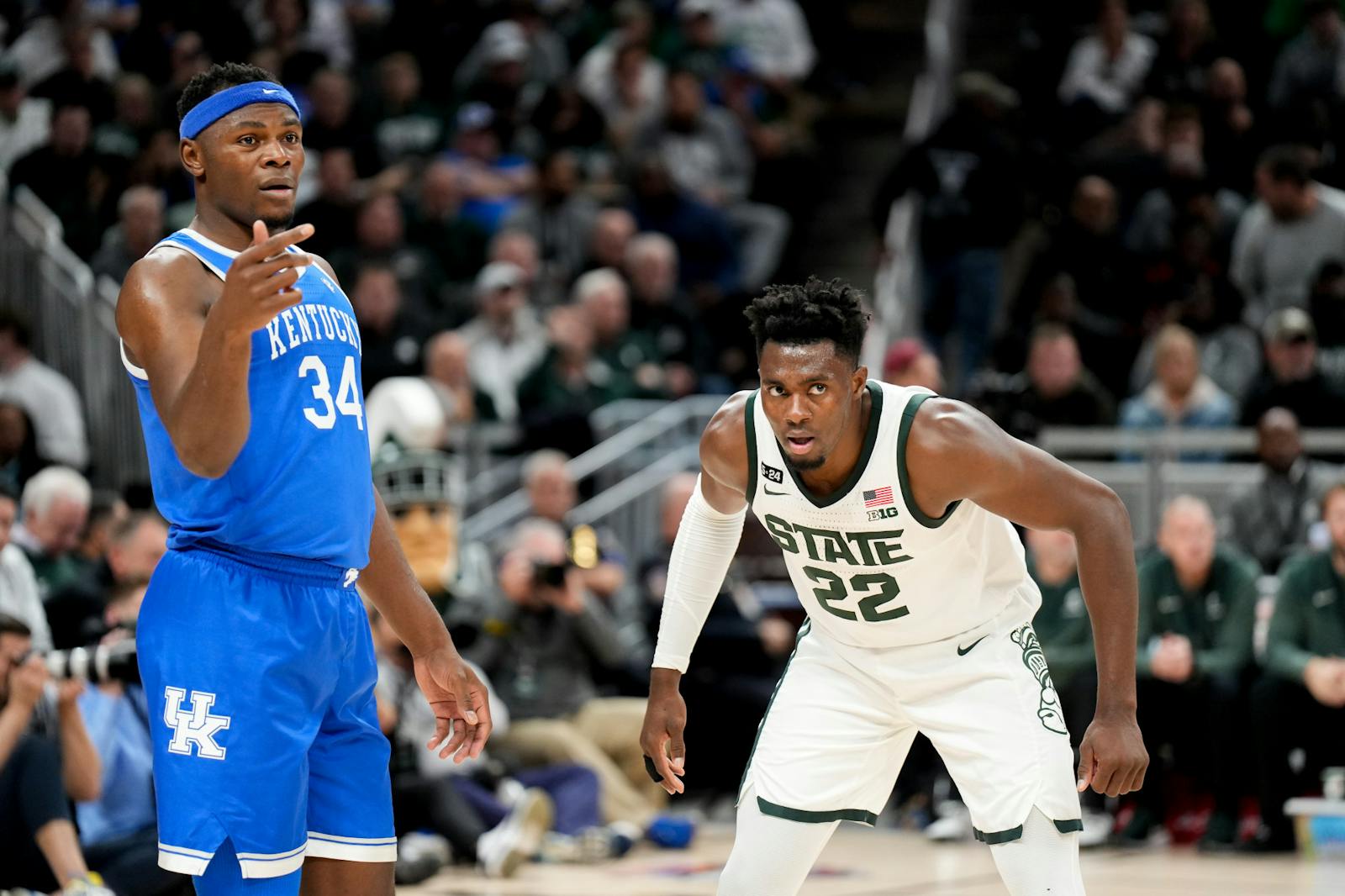 FINAL MSU downs No. 4 Kentucky 8677 in double overtime at Champions