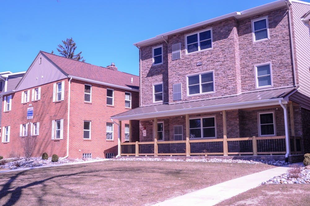 A Hagan Realty property off of East Grand River Avenue and Durand Street on March 26, 2019.