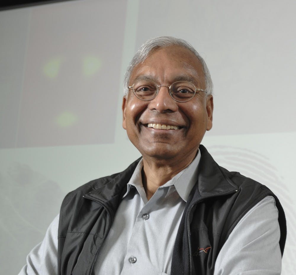 <p>Professor Anil Jain poses for a portrait. Photo courtesy of MSU Communications and Brand Strategy.</p>