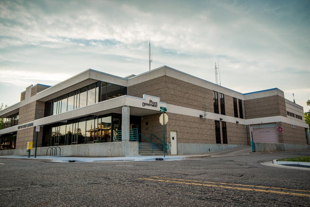 <p>The East Lansing Police Department is pictured on July 6, 2017.</p>