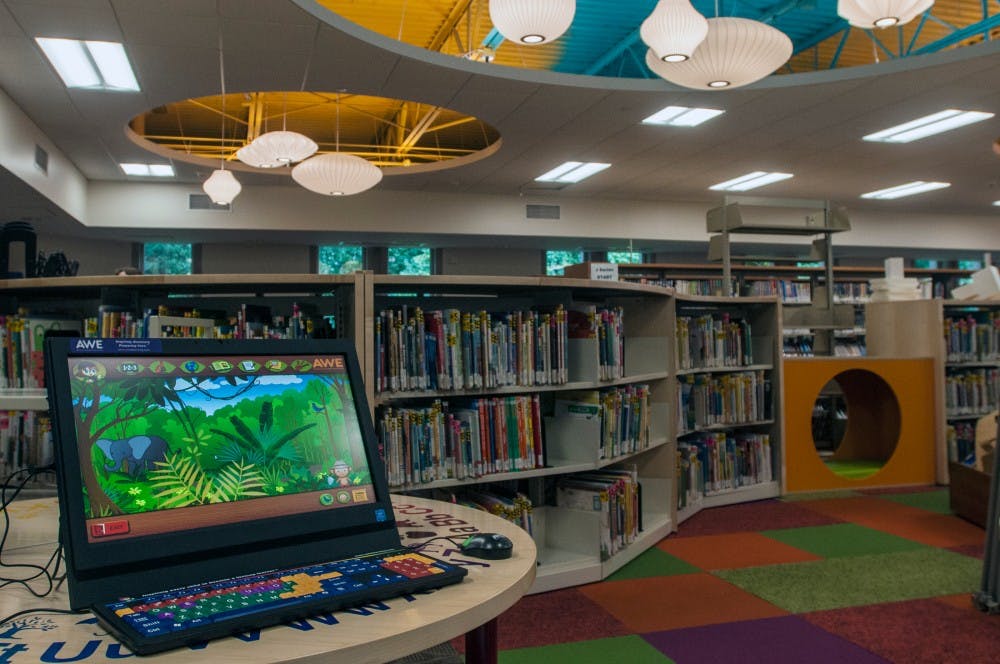 The children's section of the East Lansing Public Library, pictured here Sept. 27, 2016, was one of many renovations that took place over the past several months.