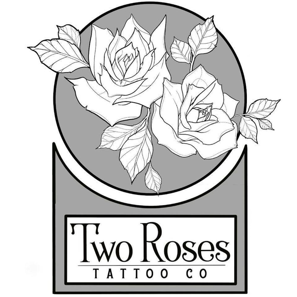 <p>Two Roses Tattoo Co. logo design courtesy of Two Roses.</p>