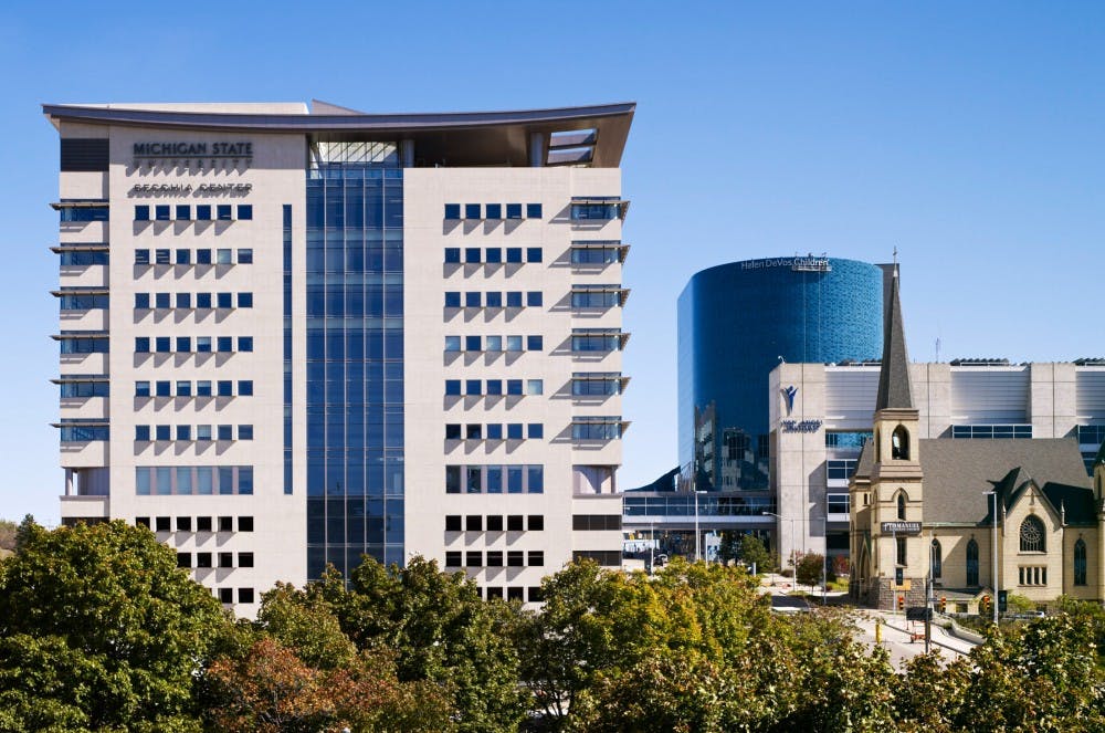 	<p>The Secchia Center — the College of Human Medicine’s headquarters in Grand Rapids — was awarded <span class="caps">LEED</span> gold certification Friday.</p>