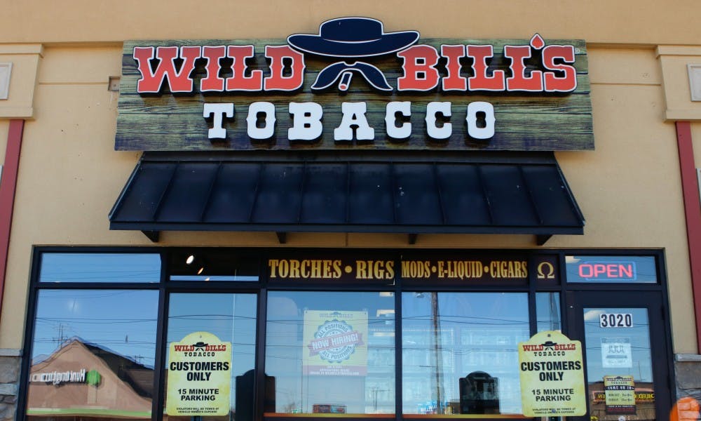 Wild Bill's Tobacco is pictured in Lansing March 27, 2019.
