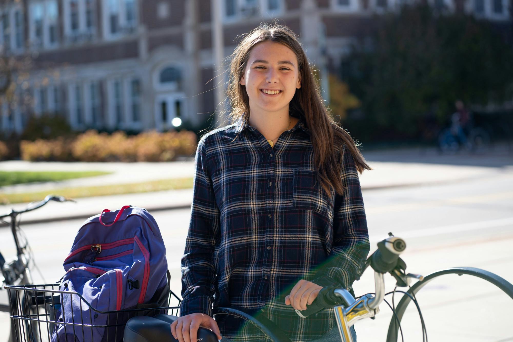 Zoology sophomore Ellie Barron poses for a portrait on Oct. 27, 2022.