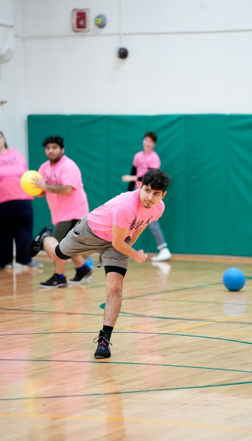 The new GAAY Sports League in East Lansing hosting dodgeball games at the Hannah Community Center on Feb. 5, 2023.