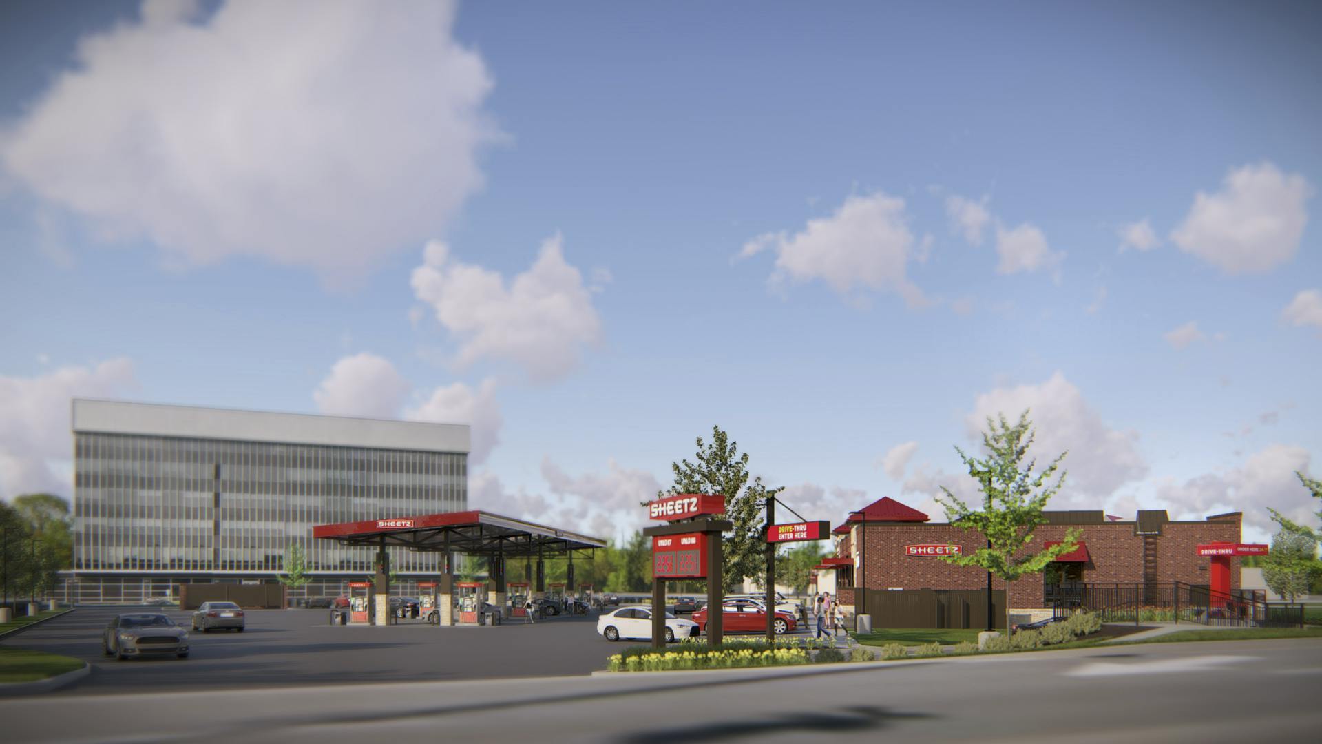 Renderings of the new Sheetz location courtesy of Sheetz