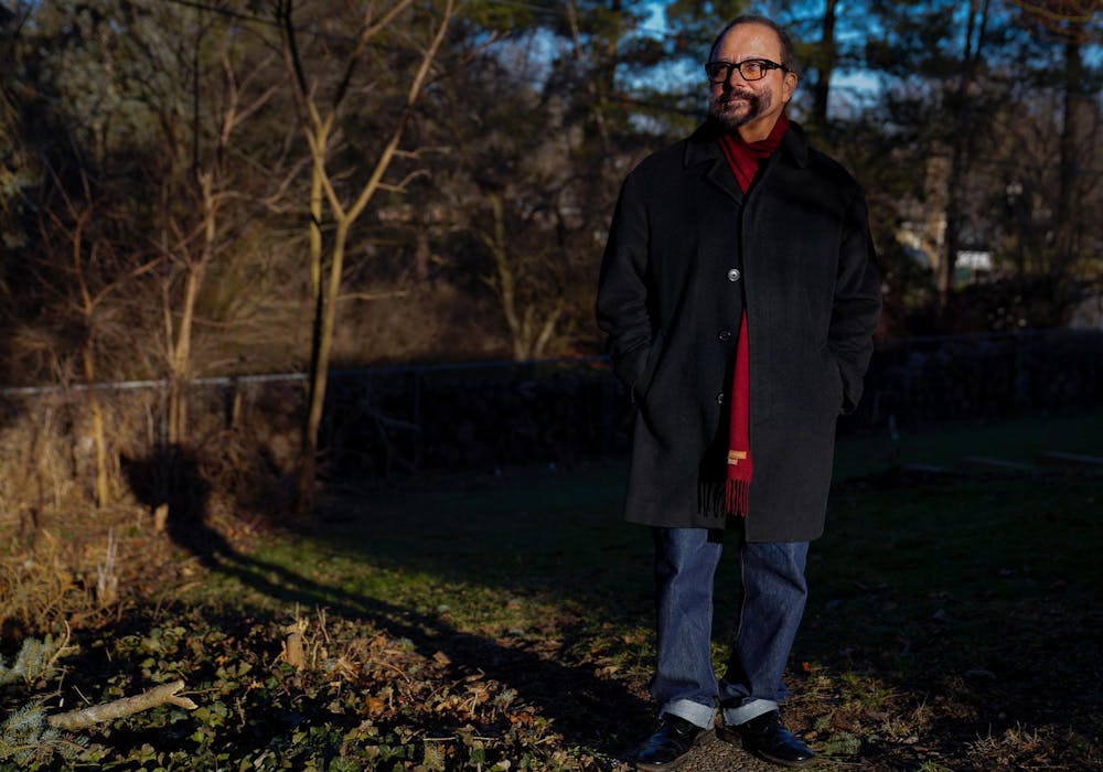 <p>Marco Díaz-Muñoz in the backyard of his home in East Lansing on Saturday, Feb. 3, 2024. Díaz-Muñoz was in the room where the gunman on MSU's campus began firing on Feb. 13, 2023. One year after the mass shooting, Díaz-Muñoz fights each day to not let the darkness that consumed him that night consume his future, as well. “Whether you witnessed it in front of you, or you knew it was happening, we all shared that fear,” Díaz-Muñoz said. “That [fear] follows,” he said. “I’m doing everything to not let that shadow become all my life.”</p>