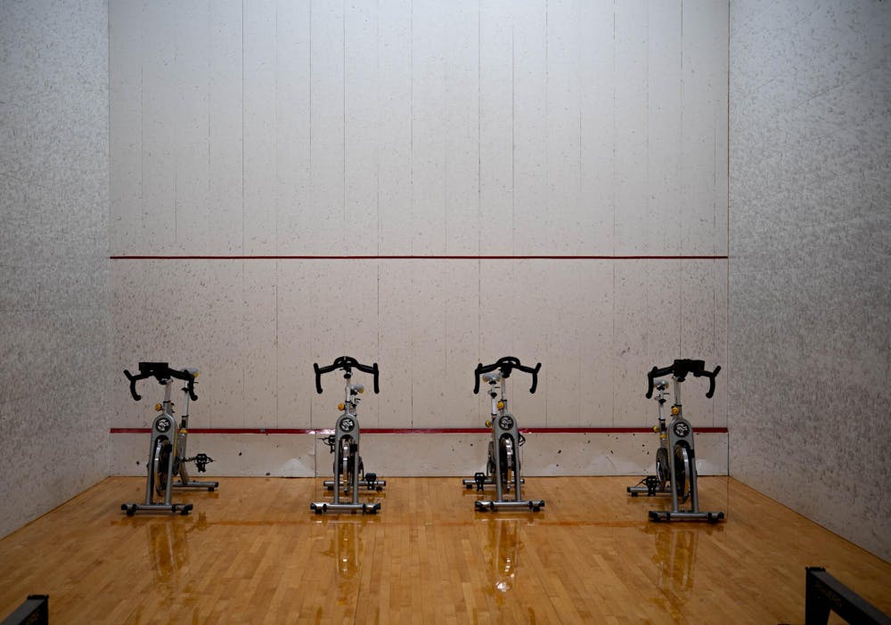 <p>Cycling machines at IM East in East Lansing, on Jan. 30th 2026</p>