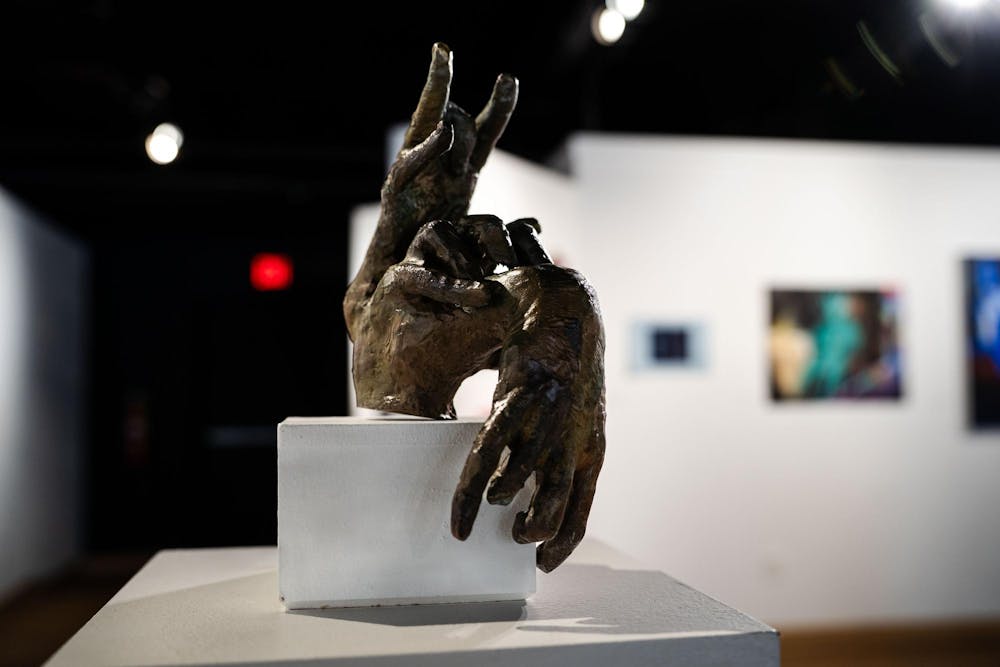 <p>A photo of <em>Obstruction on the Rise</em> painted by fourth-year Michigan State studio art student Evan Yalowitz on April 13, 2025. Yalowitz describes the piece, saying, “For this piece, if I had to describe it in a phrase, it would be: Reject perfectionism. Embrace uniqueness.”</p>