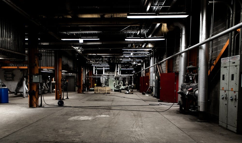 Pictured is the inside of the T.B. Simon Power Plant on Feb. 14, 2019 at East Lansing. The T.B. Simon Power Plant is the main energy provider for Michigan State Universities main campus.