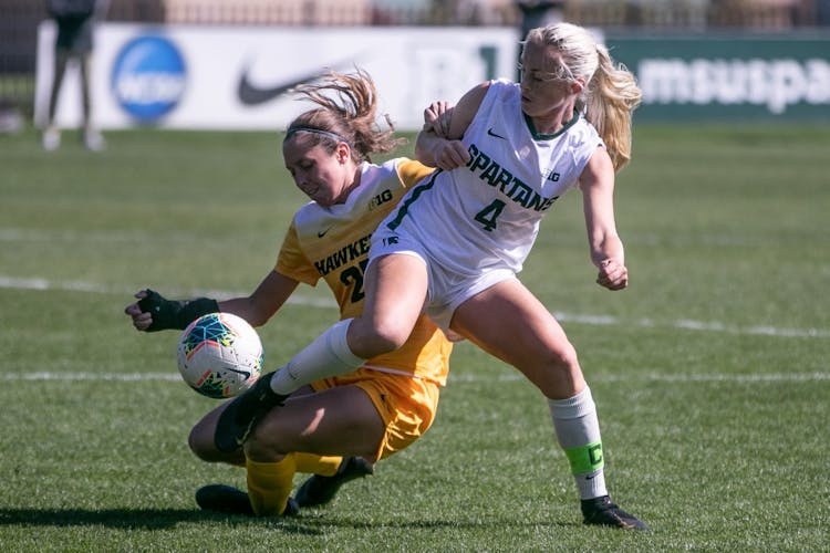 Women's Soccer vs. Iowa Oct. 6, 2019 The State News