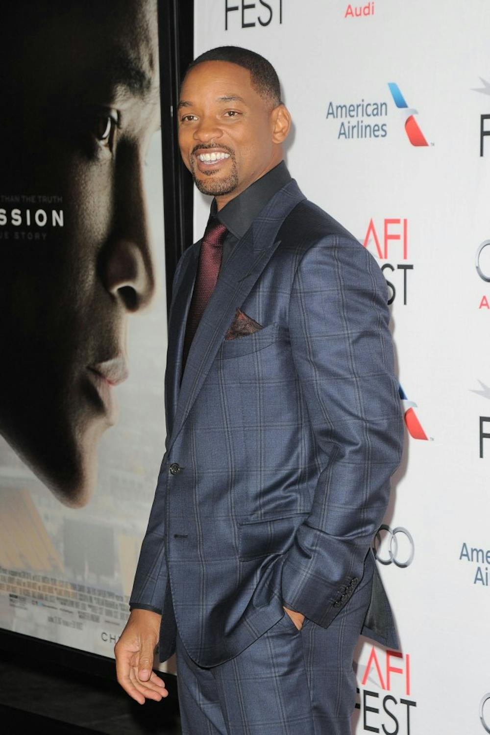 Will Smith poses for photos on Nov. 10, 2015 at the &quot;Concussion&quot; World Premiere Gala Screening held at TCL Chinese Theater in Hollywood, Calif. (David Crotty/Patrick McMullan Co./Sipa USA/TNS) 