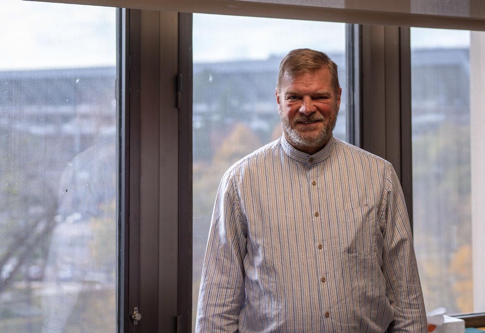 <p>Interim Provost Thomas Jeitschko in his office on Nov. 6, 2024.</p>