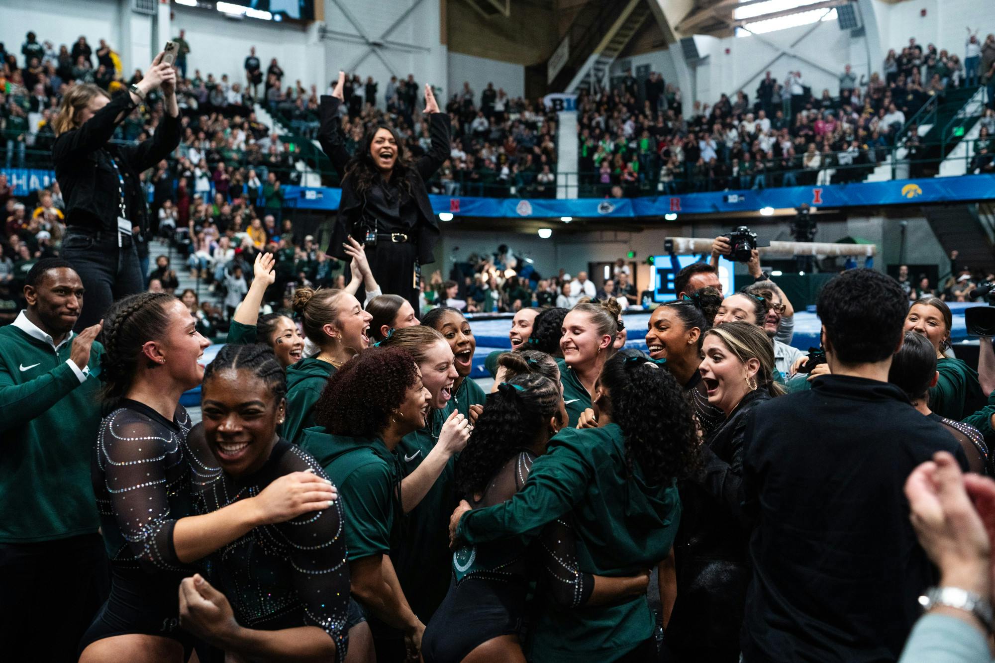 MSU women's gymnastics wins Big Ten Championships for first time in