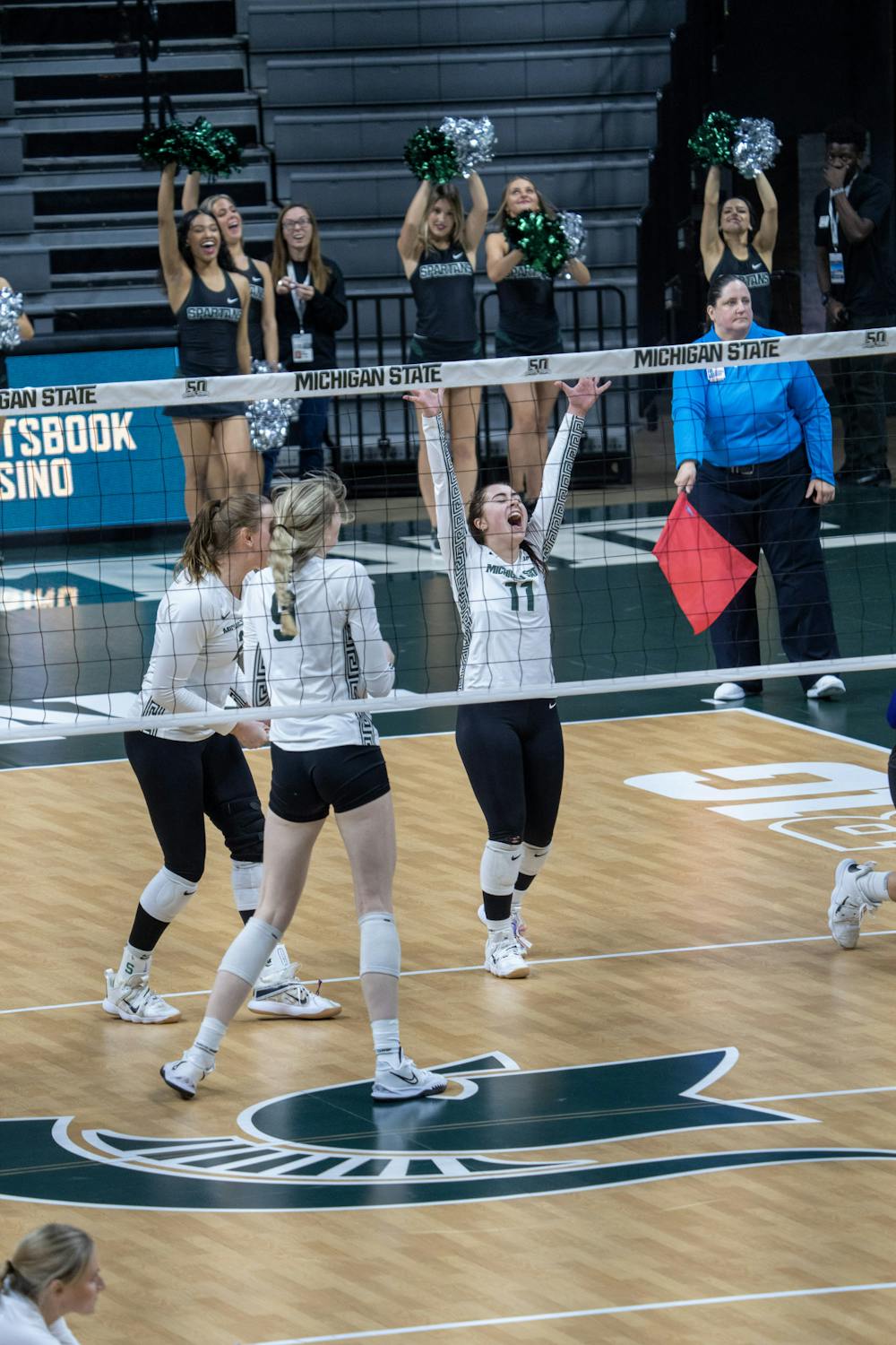 FINAL Michigan State volleyball clocks third win in four matches The