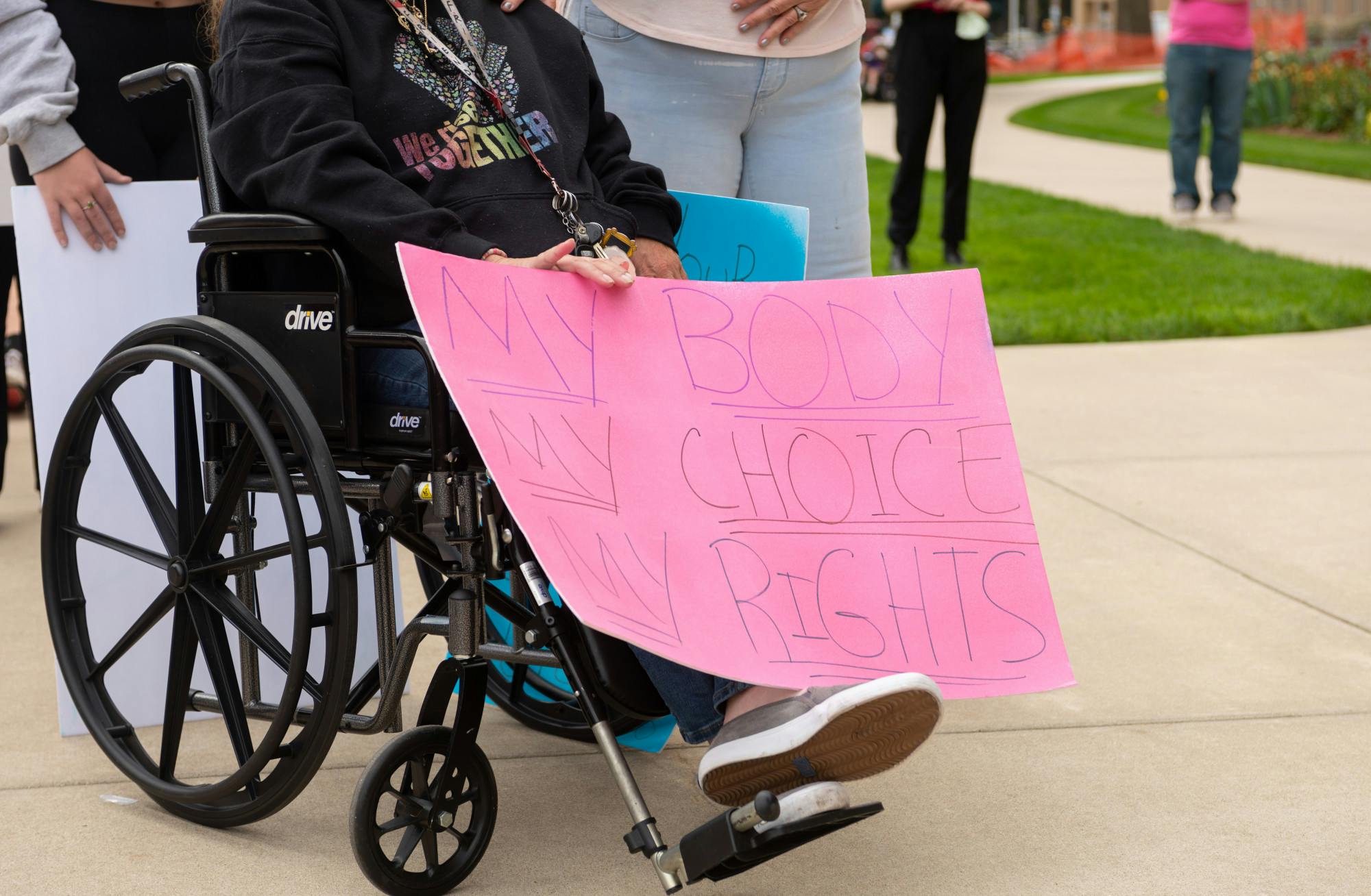 <p>The reoccurring theme throughout the event was the need for inclusivity and intersectionality in activism. Speakers came in representation of Black Lives Matter and the LGBTQ+ community on Saturday, Oct. 2, 2021 at the Women&#x27;s March for reproductive rights. </p>