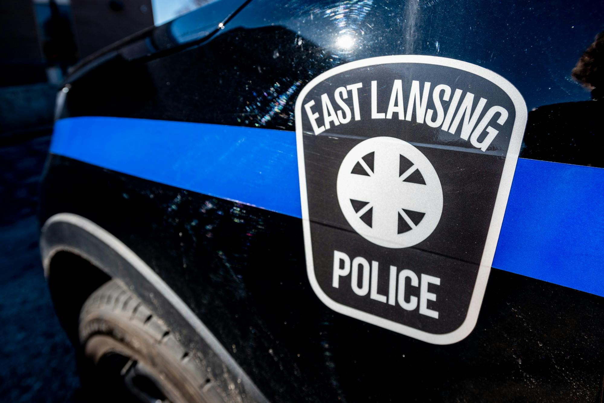 <p>An East Lansing police car photographed on March 10, 2020. </p>